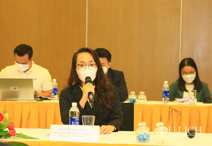 Tổng Giám đốc Vinpearl Discovery & VinOasis Lê Thu Trang chia sẻ tại tọa đàm